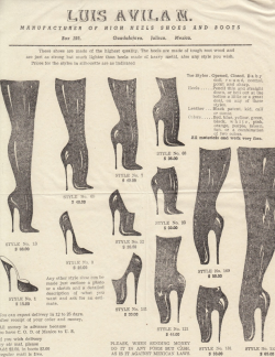 dulltooldimbulb:1955 catalog Avila’s Mexican Boots  VINTAGE SLEAZE THE BLOG HERE 