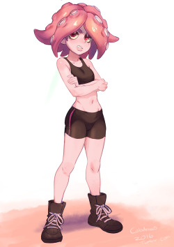 colodraws:  octoling from tonight’s stream (twitter ver!) 