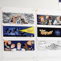 It all starts with a sketch&hellip;Scooby story boards from Warner Brothers Studios! #BeCoolScoobyDoo #behindthescenes #storyboard