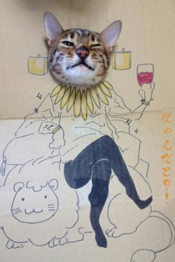 melodiadesignsinc:  Time spent with cats is never wasted.~Sigmund Freud artwork by toshiya86 