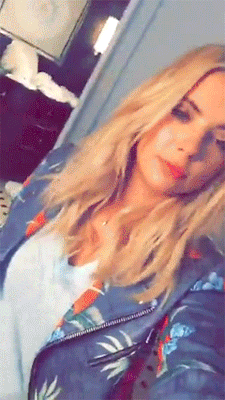celebritiesgonewild:  GIF: Shay Mitchell tapping Ashley Benson’s boob