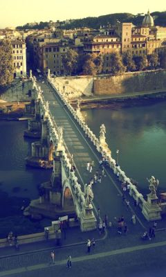gelatolollobrigida:  Ponte Sant'Angelo, Rome, Italy (by Antonio Torres Ochoa) 
