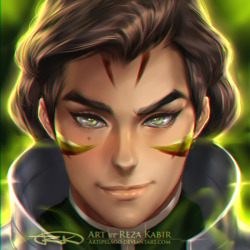 theartmage:  Battle ready for one last hurrah. Ten years of Avatar! Let’s all enjoy the finale together. :) Kuvira with her makeup ready. Come join me for more art :)deviantart | Facebook | Youtube | Society6