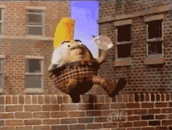 afire-inside: original-romancer:  That is the most punk thing I’ve seen all day  humpty dumpty fell off the pUNK ASS WALL 