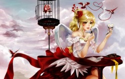 Atinyartist:  Cute Angel Anime Wallpapers On We Heart It. Http://Weheartit.com/Entry/41083967