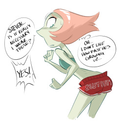 cheesecakes-by-lynx:  Some draw thread stuff- “Slut Butt” Pearl and a fusion of Jenny and Drossel.  &lt; |D’‘‘