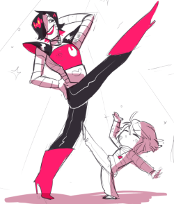 rockafiller:  I am super charmed by undertale!! frisk and mettaton are my faves! rhghrhf   &lt;3