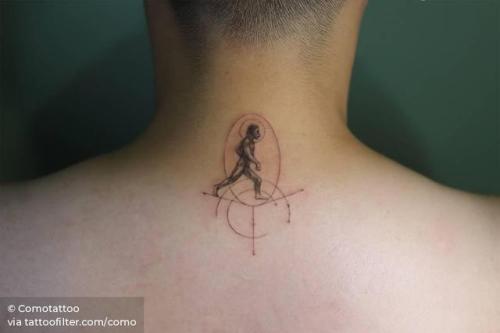 By Comotattoo, done in Seoul. http://ttoo.co/p/30344 small;single needle;graphic;tiny;back of neck;como;ifttt;little