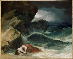 artist-gericault:  The Storm, or The Shipwreck,