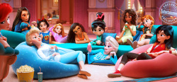 chillguydraws: bobbelcher: Disney Princesses + their new outfits in Ralph Breaks the Internet: Wreck-It Ralph 2 It’s official. Anna is best princess look at those chubby cheeks!  O oO