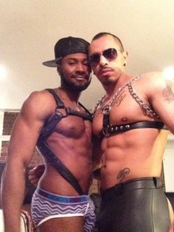 dominicanblackboy:  Hot sexy gay couple Noah