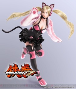 genmokai:  kuudererules:  Bandai Namco unveiled new Tekken 7 character Lucky Chloe during the Tekken 20th Anniversary Fan  Here is new image from Dengeki Online  put that thing back where it came from or so help me