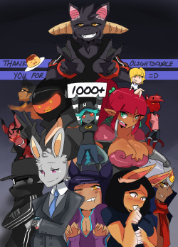 0lightsource:  A little overdue but I needed an excuse to round up all my oc’s in one place (and to tease a new one) lol Thanks for all the follows guys! And remember, if I get too annoying there’s always my art blog :) 