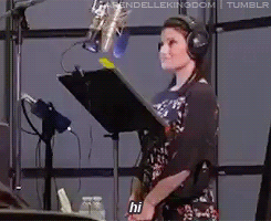 arendellekingdom:   Idina Menzel and Kristen Bell doing the voices for Elsa and Anna  requested by: anonymous  kristen bell and crhistanl beele and crhisandt bell and kristian bbale