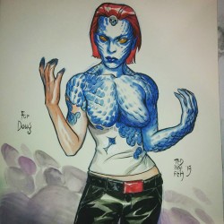 tednaifeh:  Mystique commission for Doug. #heroescon 