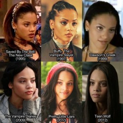 hemoislove:  youlooklikeamuppet:  dumbparty:   Witch  I have been waiting three years for this tumblr post.  It’s like she’s getting younger.   Bianca Lawson is 35 this is bullshit