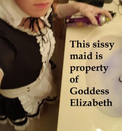 goddess-elizabeths-sissy:  My name is Goddess Elizabeth. I am a lifestyle and pro domme. My kik - passivelove101 … My time is precious - TRIBUTES ARE REQUIRED FOR CHAT… offer a GIFT CARD in your initial message or you will be automatically ignored.