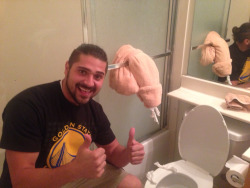 lol-support:  When your brother learns how to fold towels into dicks and does this in every bathroom in your house.