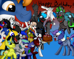 revangrey: Tomorow I will be too busy to upload this. so have it a day early. Happy Birthday @dripponi  OMG all these beautiful horses! Thank you so so much Revan this is beautiful!! Ahhh (Part of a secret horse group I host with a buncha sweeties heheheh