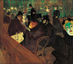 dadasasha:  A Night at the Moulin Rouge  Henri de Toulouse-Lautrec,  Circa 1892