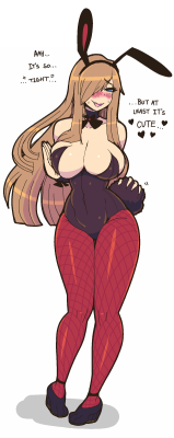 crackervolley:  hypfoo:  Quick doodle of Tear, from Tales of the Abyss, in a bunny suit. I reeeeeally like bunny suits.  incredible 