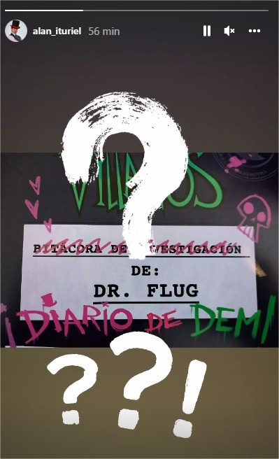 chrossrank:  Alan Ituriel just teased this on his instagram. Notes say “Dr. Flug Investigation Notes” but has been scratched to say “DIARY OF DEM!”Could be a book for the show like the Journals of Gravity Falls or something else. Lets hope its