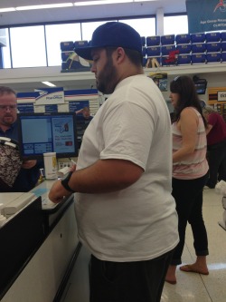 sspegram:  Sniped some pics of this chubby, hairy, gorgeous man at Hyvee today.