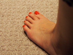 Buntoes:  Come Here And Blow These Toes…..Dry :Porange Crush Part 2