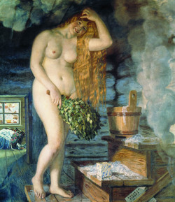 shapelywomen:  Boris Kustodiev, 1926, Russian Venus 