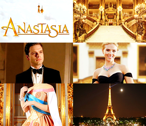 romanoffbarnes:  Buckynat AU | Natasha as Anastasia and Bucky as Dimitri  &ldquo;If