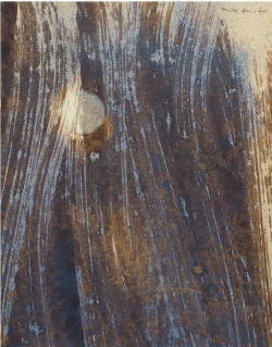 thunderstruck9:  Max Ernst (German-French, 1891-1976), Réveille du jour (L'Eclipse) [Daybreak (Eclipse)], 1962. Oil and gouache on paper, 21 x 16.5 cm. 