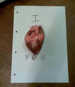 221bitssmallerontheoutside:  the-barkside:  thefloatingcatinthemensbathroom:  creatingtheimaginary:  Hannibal, this is NOT an appropriate Valentine’s day cardPut that thing back where it came from or so help me  WHERE FUCK DID YOU FIND AN ACTUAL HEART