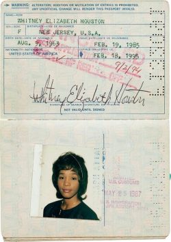 augustfanon:  Vintage Passport: Whitney Houston  