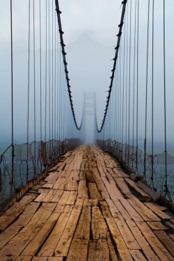 Plank bridge, Cascille, Northern Ireland