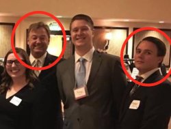jewish-privilege:  bonkai-diaries:  progressivefriends: That guest of Sen. Dean Heller is none other than known Nazi Peter Cvjetanovic. It would be a shame if the electorate in Nevada found out about this from the asshole who said he wouldn’t take