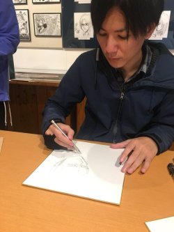 snknews: Summary of Isayama Hajime’s Blog Post (March 5th, 2018) (Top photo source - not directly related to blog) In his latest blog post, Isayama Hajime shared his personal thoughts/experience after holding the exclusive autograph/Q&amp;A sessions