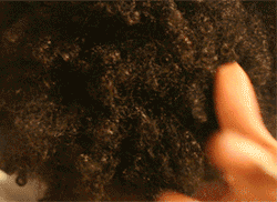 iridessence:  a natural hair gif!