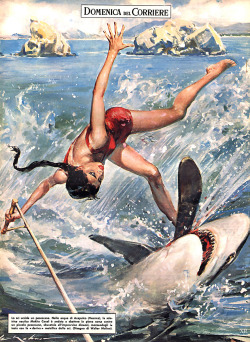 notpulpcovers:  … sharks don’t water ski ! http://flic.kr/p/iXZTju 