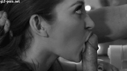 blulightning:  Sexy Dani Daniels Kissing Dick