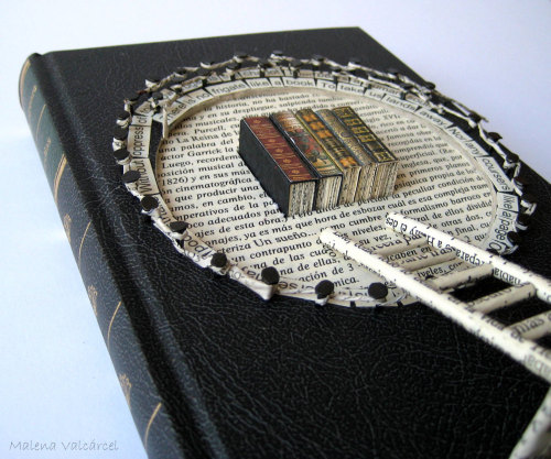 sosuperawesome:  Book sculpture by Malena porn pictures