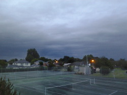 methpool:  herondaleinarendelle:  methpool:   methpool:  I can see a storm coming and I have to leave for school   edit: it rained for three days straight and this tennis court flooded with the rest of the city    here comes the rain again  wait where
