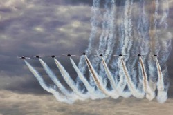 Precise prowess (The Snowbirds ~ the Royal Canadian Air Force 431 Air Demonstration Squadron, Canada&rsquo;s miliary aerobatics flight team)