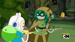 sapphireonlyhasoneeye:  GUYSIt was already evident that Huntress Wizard already liked Finn because she uses his flute instead the one from the Thunderboar. So what? It’s just his flute right? No. It’s an indirect kiss.  boi