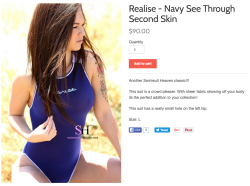 BUY YOUR SWIMSUITS BEFORE CHRISTMAS!I LOVE this one piece from Realise! It needs a new home though!This suit, along with many others, is up for sale now!I will be posting right up till the 23rd. After that, all postage will recommence in the early New