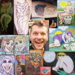 Art Vs Artist  I draw, paint, tattoo, and make silly faces sometimes.  Thanks to everyone who has ever got a caricature from me, modeled at a figure drawing event i went to, got tattooed by me, or bought an original painting from me. Thanks for helping