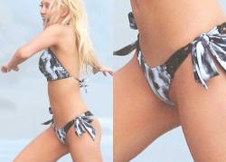 starprivate:  Ava Sambora does bikini side pussy  Ava Sambora in a pussy spreading effort. Lovely!