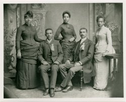 stereoculturesociety:  #BlackHistoryMonth 2014 CultureSOUL: *The Graduates* Post- Reconstruction Era - The African Americans 1. Fisk University Graduates including W.E.B. Dubois (right), 1888 2. Class from Roger Williams University in Nashville - 1899