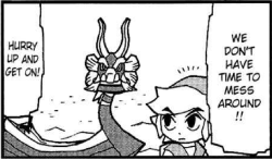 norristhespider:I may have posted this before but fuck it. The Wind Waker Manga is still the greatest thing I’ve ever seen.