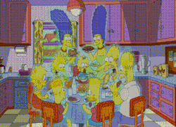 ultimatemoviefanatic:  Simpsons Treehouse of Terror XXV - “The Simpsons Redesigned”  THIS IS HELL