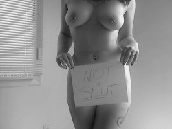 ventureneverlost:  letsplayshutthefuckup:  lovelykinkysex:  caramiiia:  ventureneverlost:  A couple of things I thought I’d put out there: I am not a slut. A person being naked is not a slut. A naked body is not inherently sexual. Stop slut-shaming.